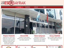 Tablet Screenshot of eserbayrak.com